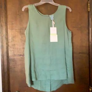 NWT Ladies Sigrid Olsen Linen Swing Top. SM
